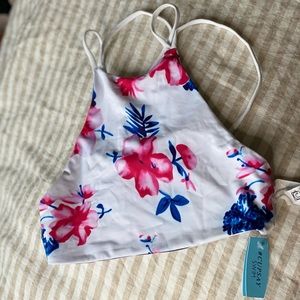 Reversible swim top